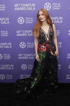 Jessica Chastain at arrivals for Film at Lincoln Centerâ€™s 48th Chaplin Award Gala, Alice Tully Hall at Lincoln Center, New York, NY April 24, 2023. Photo By: Kristin Callahan Everett Collection at arrivals for Film at Lincoln Centerâ€™s 48th Chaplin Award Gala, Alice Tully Hall at Lincoln Center, New York, NY April 24, 2023. Photo By: Kristin Callahan Everett Collection PUBLICATIONXNOTxINxCANxCHNxFRAxITAxJPNxNORxPOLxRUSxESPxUKxUSA