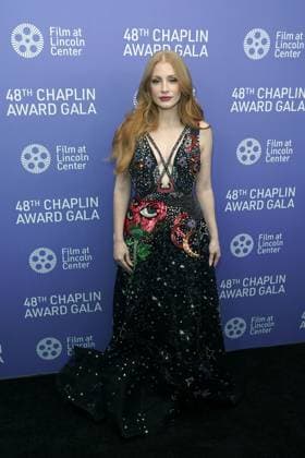 Jessica Chastain at arrivals for Film at Lincoln Centerâ€™s 48th Chaplin Award Gala, Alice Tully Hall at Lincoln Center, New York, NY April 24, 2023. Photo By: Kristin Callahan Everett Collection at arrivals for Film at Lincoln Centerâ€™s 48th Chaplin Award Gala, Alice Tully Hall at Lincoln Center, New York, NY April 24, 2023. Photo By: Kristin Callahan Everett Collection PUBLICATIONXNOTxINxCANxCHNxFRAxITAxJPNxNORxPOLxRUSxESPxUKxUSA