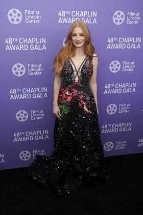 Jessica Chastain at arrivals for Film at Lincoln Centerâ€™s 48th Chaplin Award Gala, Alice Tully Hall at Lincoln Center, New York, NY April 24, 2023. Photo By: Kristin Callahan Everett Collection at arrivals for Film at Lincoln Centerâ€™s 48th Chaplin Award Gala, Alice Tully Hall at Lincoln Center, New York, NY April 24, 2023. Photo By: Kristin Callahan Everett Collection PUBLICATIONXNOTxINxCANxCHNxFRAxITAxJPNxNORxPOLxRUSxESPxUKxUSA