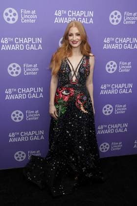 Jessica Chastain at arrivals for Film at Lincoln Centerâ€™s 48th Chaplin Award Gala, Alice Tully Hall at Lincoln Center, New York, NY April 24, 2023. Photo By: Kristin Callahan Everett Collection at arrivals for Film at Lincoln Centerâ€™s 48th Chaplin Award Gala, Alice Tully Hall at Lincoln Center, New York, NY April 24, 2023. Photo By: Kristin Callahan Everett Collection PUBLICATIONXNOTxINxCANxCHNxFRAxITAxJPNxNORxPOLxRUSxESPxUKxUSA