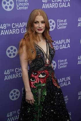 Jessica Chastain at arrivals for Film at Lincoln Centerâ€™s 48th Chaplin Award Gala, Alice Tully Hall at Lincoln Center, New York, NY April 24, 2023. Photo By: Kristin Callahan Everett Collection at arrivals for Film at Lincoln Centerâ€™s 48th Chaplin Award Gala, Alice Tully Hall at Lincoln Center, New York, NY April 24, 2023. Photo By: Kristin Callahan Everett Collection PUBLICATIONXNOTxINxCANxCHNxFRAxITAxJPNxNORxPOLxRUSxESPxUKxUSA
