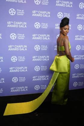 April 24, 2023, New York, NY, USA: JAYME LAWSON attends the 48th Chaplin Award Gala honoring Viola Davis, presented by Film at Lincoln Center,.Alice Tully Hall, Lincoln Center, NYCApril 24, 2023 .New York City..April 24, 2023. New York USA - ZUMAms4_ 20230424_zaf_ms4_019 Copyright: xSoniaxMoskowitzxGordonx