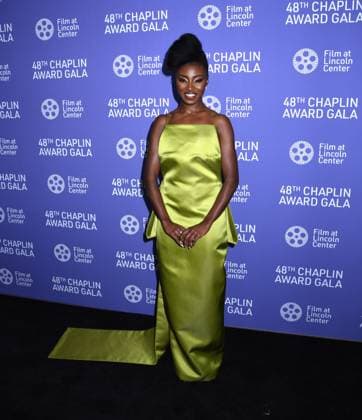 April 24, 2023, New York, New York, USA: Jayme Lawson attends the 48th Chaplin Award Honoring Viola Davis at Lincoln Centers Alice Tully Hall in New York. New York USA - ZUMAp281 20230424_zea_p281_015 Copyright: xPhotoxImagexPressx