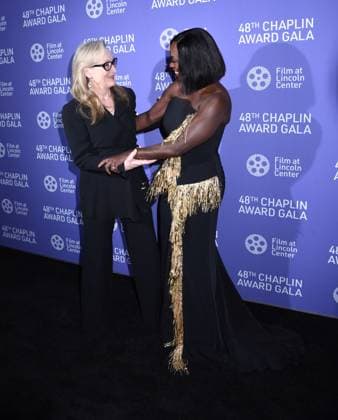 April 24, 2023, New York, New York, USA: Meryl Streep and Viola Davis attend the 48th Chaplin Award Honoring Viola Davis at Lincoln Centers Alice Tully Hall in New York. New York USA - ZUMAp281 20230424_zea_p281_044 Copyright: xPhotoxImagexPressx