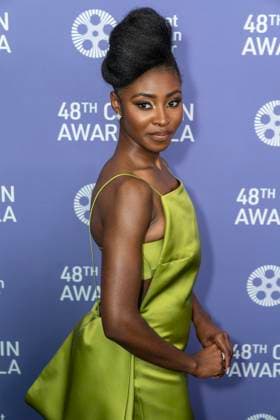 NY: 48th Chaplin Award Gala Honoring Viola Davis Jayme Lawson wearing dress by Prada attends the 48th Chaplin Award Gala honoring Viola Davis at Alice Tully Hall New York New York United States Copyright: LevxRadin