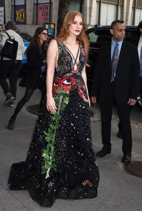 Chaplin Award Gala honoring Viola Davis at Alice Tully Hall. Featuring: Jessica Chastain Where: New York City, New York, United States When: 24 Apr 2023 Credit: Darla Khazei INSTARimages Copyright: xx 52648694 EDITORIAL USE ONLY. NOT FOR USE BY NEWSPAPERS BASED IN THE UK.