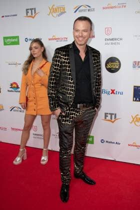 Christian EHRLICH, red carpet, red carpet show, arrival, arrival, The Golden Sun 2023, on 22 04 2023 in Wunderland Kalkar,