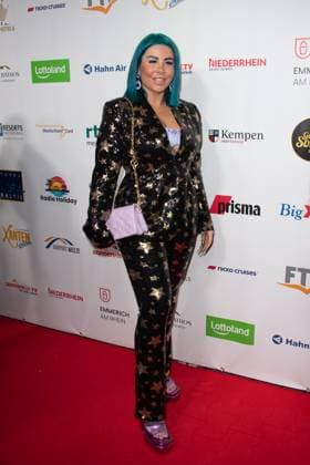 Kate MERLAN, red carpet, red carpet show, arrival, arrival, The Golden Sun 2023, on 22 04 2023 at Wunderland Kalkar,