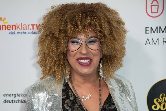 Esther Filly RIDSTYLE, singer, red carpet, red carpet show, arrival, arrival, The Golden Sun 2023, on 22 04 2023 at Wunderland Kalkar,