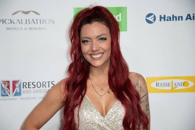 Aline JOST, actress, red carpet, red carpet show, arrival, arrival, The Golden Sun 2023, on 22 04 2023 in Wunderland Kalkar,