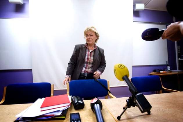GÖTEBORG 20071121 Justitieminister Beatrice Ask haller presskonferens med anledning av dom senaste händelserna i Västsverige. GÖTEBORG Sverige x9200x *** GÖTEBORG 20071121 Minister of Justice Beatrice Ask holds a press conference on the latest events in western Sweden GÖTEBORG Sweden x9200x  Copyright: xBJÖRNxLARSSONxROSVALLx BEATRICE ASK BOMBDAD