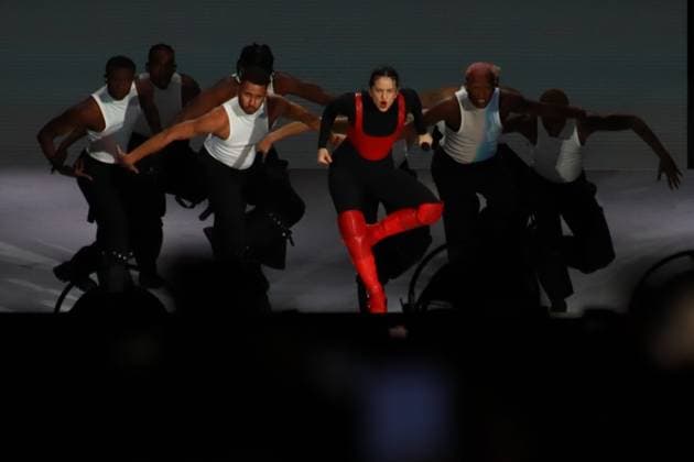 Spanish Singer Rosalia Live Concert April 28, 2023 in Mexico City, Mexico: Spanish urban music singer, Rosalia, performs before thousands of people in a free concert in the Mexico City Zocalo . On April 28, 2023 in Mexico City, Mexico. (Photo by Carlos Santiago Eyepix Group) Copyright: xCarlosxSantiagox xEyepixxGroupx CS202304286193