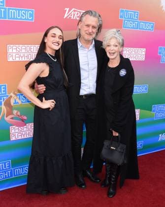 30 April 2023 - Pasadena, California - Alice Kremelberg, Bill Pullman and Frances Fisher. Pasadena Playhouse Presents Opening Night Performance Of A Little Night Music at Pasadena Playhouse. Photo Credit: Billy Bennight AdMedia 291356 2023-04-30 California Pasadena Etats-Unis  Copyright: xAdMediax STAR_291356_053