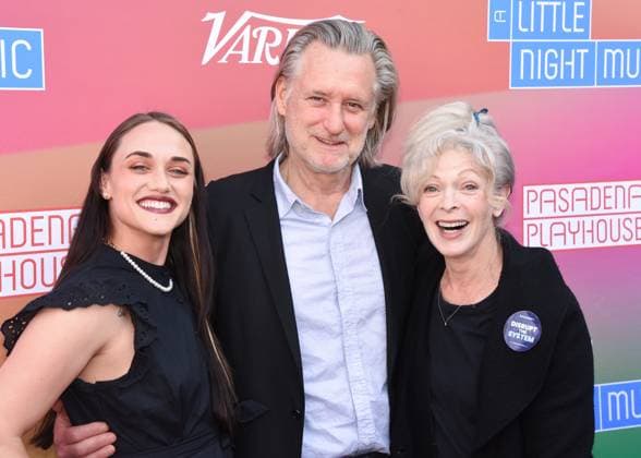 30 April 2023 - Pasadena, California - Alice Kremelberg, Bill Pullman and Frances Fisher. Pasadena Playhouse Presents Opening Night Performance Of A Little Night Music at Pasadena Playhouse. Photo Credit: Billy Bennight AdMedia 291356 2023-04-30 California Pasadena Etats-Unis  Copyright: xAdMediax STAR_291356_059