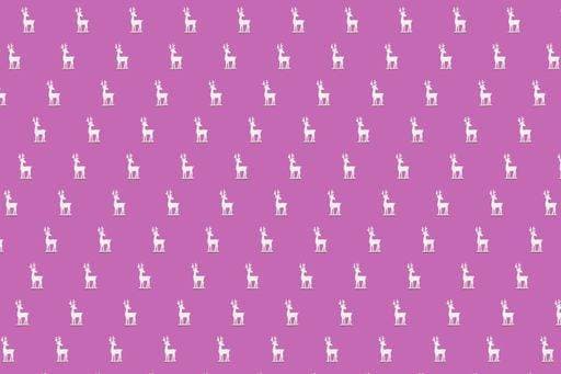 RECORD DATE NOT STATED A minimal composition with Christmas white reindeer on purple background, Christmas isometric patterns *** einer minimaler Komposition mit Weihnachten weiß Rentier am lila background, Weihnachten isometrisch Schnittmustern 3257518