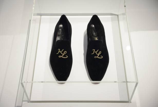 Fashion is on display at the Karl Lagerfeld: A Line of Beauty press preview on the morning before The Met Gala at The Metropolitan Museum of Art in New York City on Monday, May 1, 2023.  NYP202305019010 JOHNxANGELILLO