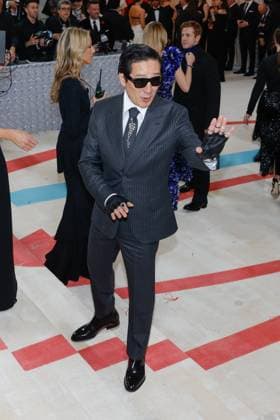 Ke Huy Quan arrives on the red carpet for The Met Gala at The Metropolitan Museum of Art celebrating the opening of Karl Lagerfeld: A Line of Beauty in New York City on Monday, May 1, 2023.  NYP202305015064 JOHNxANGELILLO