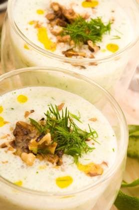 Tarator - traditional bulgarian cold summer soup Copyright: xjoannaxwnukx xDesignxPicsx , 30692341 Copyright: joannaxwnukx xDesignxPics 30692341