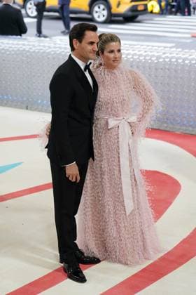 Roger Federer, Mirka Federer at arrivals for Karl Lagerfeld: A Line of Beauty - The Costume Institute Met Gala - Part 1, The Metropolitan Museum of Art, New York, NY May 1, 2023. Photo By: Kristin Callahan Everett Collection at arrivals for Karl Lagerfeld: A Line of Beauty - The Costume Institute Met Gala - Part 1, The Metropolitan Museum of Art, New York, NY May 1, 2023. Photo By: Kristin Callahan Everett Collection PUBLICATIONXNOTxINxCANxCHNxFRAxITAxJPNxNORxPOLxRUSxESPxUKxUSA