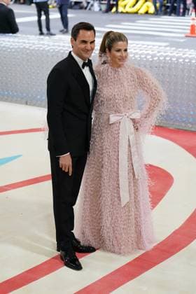 Roger Federer, Mirka Federer at arrivals for Karl Lagerfeld: A Line of Beauty - The Costume Institute Met Gala - Part 1, The Metropolitan Museum of Art, New York, NY May 1, 2023. Photo By: Kristin Callahan Everett Collection at arrivals for Karl Lagerfeld: A Line of Beauty - The Costume Institute Met Gala - Part 1, The Metropolitan Museum of Art, New York, NY May 1, 2023. Photo By: Kristin Callahan Everett Collection PUBLICATIONXNOTxINxCANxCHNxFRAxITAxJPNxNORxPOLxRUSxESPxUKxUSA