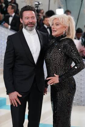Hugh Jackman, Deborra-Lee Furness at arrivals for Karl Lagerfeld: A Line of Beauty - The Costume Institute Met Gala - Part 2, The Metropolitan Museum of Art, New York, NY May 1, 2023. Photo By: Kristin Callahan Everett Collection at arrivals for Karl Lagerfeld: A Line of Beauty - The Costume Institute Met Gala - Part 2, The Metropolitan Museum of Art, New York, NY May 1, 2023. Photo By: Kristin Callahan Everett Collection PUBLICATIONXNOTxINxCANxCHNxFRAxITAxJPNxNORxPOLxRUSxESPxUKxUSA