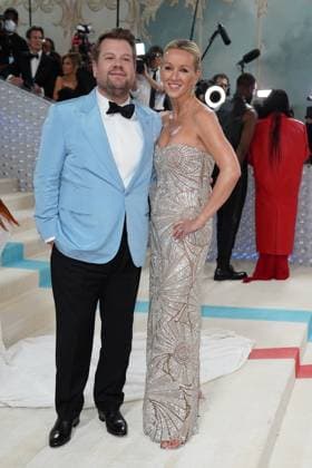 James Corden, Julia Corden at arrivals for Karl Lagerfeld: A Line of Beauty - The Costume Institute Met Gala - Part 2, The Metropolitan Museum of Art, New York, NY May 1, 2023. Photo By: Kristin Callahan Everett Collection at arrivals for Karl Lagerfeld: A Line of Beauty - The Costume Institute Met Gala - Part 2, The Metropolitan Museum of Art, New York, NY May 1, 2023. Photo By: Kristin Callahan Everett Collection PUBLICATIONXNOTxINxCANxCHNxFRAxITAxJPNxNORxPOLxRUSxESPxUKxUSA