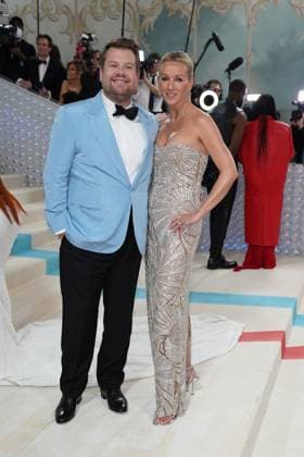 James Corden, Julia Corden at arrivals for Karl Lagerfeld: A Line of Beauty - The Costume Institute Met Gala - Part 2, The Metropolitan Museum of Art, New York, NY May 1, 2023. Photo By: Kristin Callahan Everett Collection at arrivals for Karl Lagerfeld: A Line of Beauty - The Costume Institute Met Gala - Part 2, The Metropolitan Museum of Art, New York, NY May 1, 2023. Photo By: Kristin Callahan Everett Collection PUBLICATIONXNOTxINxCANxCHNxFRAxITAxJPNxNORxPOLxRUSxESPxUKxUSA