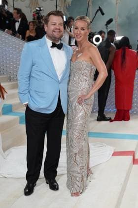James Corden, Julia Corden at arrivals for Karl Lagerfeld: A Line of Beauty - The Costume Institute Met Gala - Part 2, The Metropolitan Museum of Art, New York, NY May 1, 2023. Photo By: Kristin Callahan Everett Collection at arrivals for Karl Lagerfeld: A Line of Beauty - The Costume Institute Met Gala - Part 2, The Metropolitan Museum of Art, New York, NY May 1, 2023. Photo By: Kristin Callahan Everett Collection PUBLICATIONXNOTxINxCANxCHNxFRAxITAxJPNxNORxPOLxRUSxESPxUKxUSA