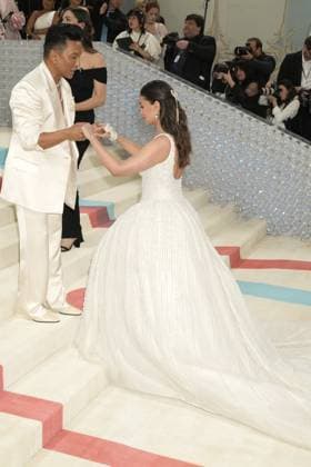 Arrivals for the 2023 Met Gala - Karl Lagerfeld: A Line Of Beauty at the Metropolitan Museum of Art. Featuring: Alia Bhatt Where: New York, New York, United States When: 01 May 2023 Credit: Jennifer Graylock INSTARimages **Jennifer Graylock-Graylock.com** Copyright: xJenniferxGraylock-Graylock.comx 52672185 EDITORIAL USE ONLY. NOT FOR USE BY NEWSPAPERS BASED IN THE UK.