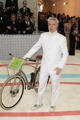 Arrivals for the 2023 Met Gala - Karl Lagerfeld: A Line Of Beauty at the Metropolitan Museum of Art. Featuring: David Byrne Where: New York, New York, United States When: 01 May 2023 Credit: Jennifer Graylock INSTARimages **Jennifer Graylock-Graylock.com** Copyright: xJenniferxGraylock-Graylock.comx 52672218 EDITORIAL USE ONLY. NOT FOR USE BY NEWSPAPERS BASED IN THE UK.