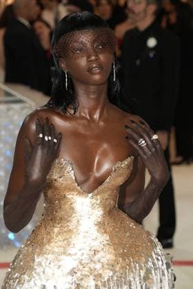 Arrivals for the 2023 Met Gala - Karl Lagerfeld: A Line Of Beauty at the Metropolitan Museum of Art. Featuring: Anok Yai Where: New York, New York, United States When: 01 May 2023 Credit: Jennifer Graylock INSTARimages **Jennifer Graylock-Graylock.com** Copyright: xJenniferxGraylock-Graylock.comx 52672224 EDITORIAL USE ONLY. NOT FOR USE BY NEWSPAPERS BASED IN THE UK.