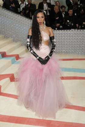 Arrivals for the 2023 Met Gala - Karl Lagerfeld: A Line Of Beauty at the Metropolitan Museum of Art. Featuring: Quannah Chasinghorse Where: New York, New York, United States When: 01 May 2023 Credit: Jennifer Graylock INSTARimages **Jennifer Graylock-Graylock.com** Copyright: xJenniferxGraylock-Graylock.comx 52672231 EDITORIAL USE ONLY. NOT FOR USE BY NEWSPAPERS BASED IN THE UK.