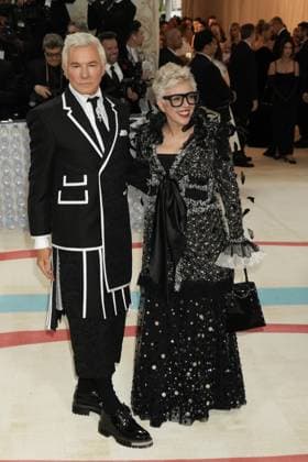 Arrivals for the 2023 Met Gala - Karl Lagerfeld: A Line Of Beauty at the Metropolitan Museum of Art. Featuring: Baz Luhrmann, Catherine Martin Where: New York, New York, United States When: 01 May 2023 Credit: Jennifer Graylock INSTARimages **Jennifer Graylock-Graylock.com** Copyright: xJenniferxGraylock-Graylock.comx 52672252 EDITORIAL USE ONLY. NOT FOR USE BY NEWSPAPERS BASED IN THE UK.