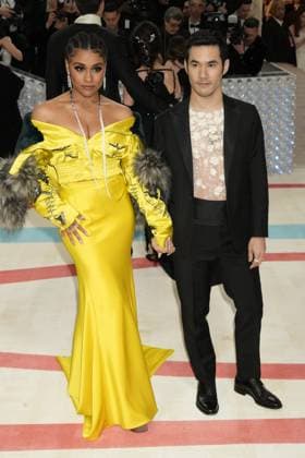 Arrivals for the 2023 Met Gala - Karl Lagerfeld: A Line Of Beauty at the Metropolitan Museum of Art. Featuring: Ariana DeBose, Joseph Altuzarra Where: New York, New York, United States When: 01 May 2023 Credit: Jennifer Graylock INSTARimages **Jennifer Graylock-Graylock.com** Copyright: xJenniferxGraylock-Graylock.comx 52672260 EDITORIAL USE ONLY. NOT FOR USE BY NEWSPAPERS BASED IN THE UK.