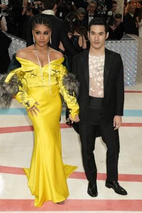 Arrivals for the 2023 Met Gala - Karl Lagerfeld: A Line Of Beauty at the Metropolitan Museum of Art. Featuring: Ariana DeBose, Joseph Altuzarra Where: New York, New York, United States When: 01 May 2023 Credit: Jennifer Graylock INSTARimages **Jennifer Graylock-Graylock.com** Copyright: xJenniferxGraylock-Graylock.comx 52672261 EDITORIAL USE ONLY. NOT FOR USE BY NEWSPAPERS BASED IN THE UK.