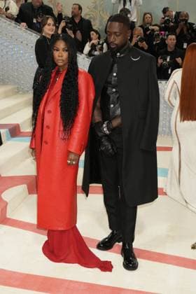 Arrivals for the 2023 Met Gala - Karl Lagerfeld: A Line Of Beauty at the Metropolitan Museum of Art. Featuring: Gabrielle Union, Dwayne Wade Where: New York, New York, United States When: 01 May 2023 Credit: Jennifer Graylock INSTARimages **Jennifer Graylock-Graylock.com** Copyright: xJenniferxGraylock-Graylock.comx 52672346 EDITORIAL USE ONLY. NOT FOR USE BY NEWSPAPERS BASED IN THE UK.