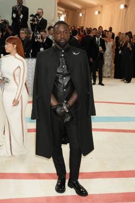 Arrivals for the 2023 Met Gala - Karl Lagerfeld: A Line Of Beauty at the Metropolitan Museum of Art. Featuring: Dwayne Wade Where: New York, New York, United States When: 01 May 2023 Credit: Jennifer Graylock INSTARimages **Jennifer Graylock-Graylock.com** Copyright: xJenniferxGraylock-Graylock.comx 52672348 EDITORIAL USE ONLY. NOT FOR USE BY NEWSPAPERS BASED IN THE UK.