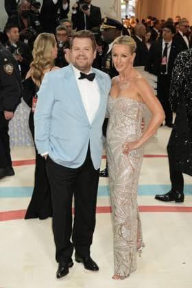 Arrivals for the 2023 Met Gala - Karl Lagerfeld: A Line Of Beauty at the Metropolitan Museum of Art. Featuring: James Corden, Julia Carey Where: New York, New York, United States When: 01 May 2023 Credit: Jennifer Graylock INSTARimages **Jennifer Graylock-Graylock.com** Copyright: xJenniferxGraylock-Graylock.comx 52672354 EDITORIAL USE ONLY. NOT FOR USE BY NEWSPAPERS BASED IN THE UK.