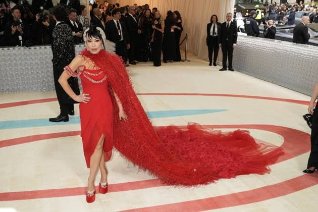 Arrivals for the 2023 Met Gala - Karl Lagerfeld: A Line Of Beauty at the Metropolitan Museum of Art. Featuring: Christine Chiu Where: New York, New York, United States When: 01 May 2023 Credit: Jennifer Graylock INSTARimages **Jennifer Graylock-Graylock.com** Copyright: xJenniferxGraylock-Graylock.comx 52672355 EDITORIAL USE ONLY. NOT FOR USE BY NEWSPAPERS BASED IN THE UK.