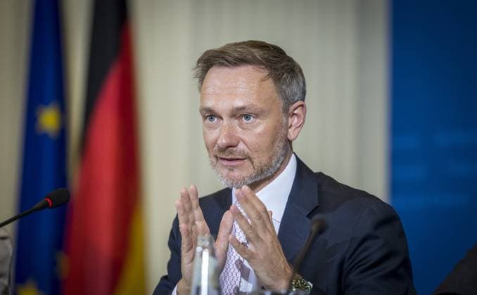News Themen der Woche KW18 News Bilder des Tages Pressekonferenz nach Sitzung des Stabilitaetsrates im Bundesfinanzministerium mit Christian Lindner (FDP), Bundesminister der Finanzen. Berlin, 02.05.2023. Berlin Germany *** Press conference after meeting of the Stability Council at the Federal Ministry of Finance with Christian Lindner FDP , Federal Minister of Finance Berlin, 02 05 2023 Berlin Germany Copyright: xThomasxKoehlerx