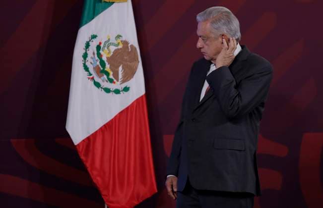 AndrÃ s Manuel Lopez Obrador, President Of Mexico, Gives Morning Press Conference Andres Manuel Lopez Obrador, President of Mexico, during a morning conference at the National Palace in Mexico City, after recovering from COVID-19, saying that it was not serious and that he is in optimal condition. He also said that he will meet privately with White House adviser Elizabeth Sherwood-Randall on Tuesday 2 May. MexiconCity Mexico City Mexico  Copyright: xGerardoxVieyrax originalFilename: vieyra-notitle230502_np8yV.jpg