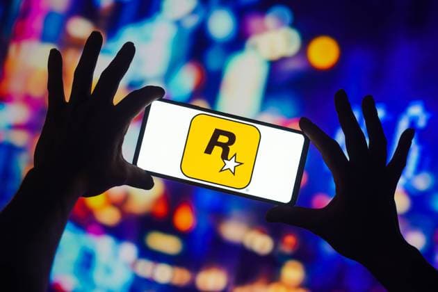 September 26, 2022, Brazil. In this photo illustration, the Rockstar Games, Inc. logo seen displayed on a smartphone. September 26, 2022, Brazil. In this photo illustration, the Rockstar Games, Inc. logo seen displayed on a smartphone Copyright: xZoonar.com rafapressx 19149144