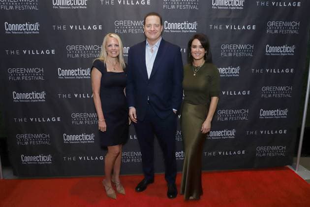 2023 Greenwich International Film Festival s Inspiration Talk and Award Ceremony at The Village in Stamford, Connecticut. Featuring: Ginger Stickel, Brendan Fraser, Wendy Stapleton Where: Stamford, Connecticut, United States When: 03 May 2023 Credit: Patrick Lewis StarPix for GIFF startraksphoto.com Copyright: xPatrickxLewisx xStarPixxforxGIFFx 52679677 EDITORIAL USE ONLY. NOT FOR USE BY NEWSPAPERS BASED IN THE UK.