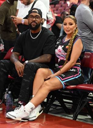 Wooshi World Celebrity Basketball Classic at The FLA Live Arena on May 3, 2023 in Sunrise, Florida. Featuring: Larsa Pippen, Marcus Jordan Where: Sunrise, Florida, United States When: 03 May 2023 Credit: Robert Bell INSTARimages Copyright: xLarryxMaranox 52679971 EDITORIAL USE ONLY. NOT FOR USE BY NEWSPAPERS BASED IN THE UK.
