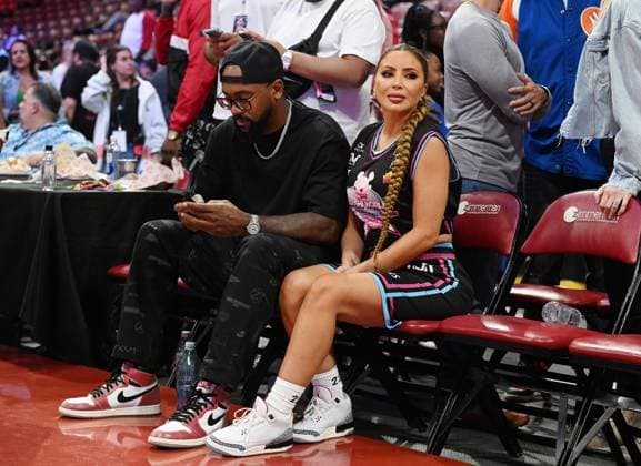 Wooshi World Celebrity Basketball Classic at The FLA Live Arena on May 3, 2023 in Sunrise, Florida. Featuring: Larsa Pippen, Marcus Jordan Where: Sunrise, Florida, United States When: 03 May 2023 Credit: Robert Bell INSTARimages Copyright: xLarryxMaranox 52679973 EDITORIAL USE ONLY. NOT FOR USE BY NEWSPAPERS BASED IN THE UK.