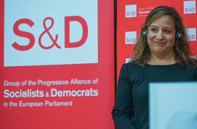 European Socialists And Democrats Make A Stand For Women s Empowerment And Justice KRAKOW, POLAND - May 4, 2023: Iratxe Garcia Perez, an MEP and the leader of the Progressive Alliance of Socialists and Democrats in the European Parliament, is captured attending a group meeting with fellow members at the ICE Krakow Congress Centre, on May 4, 2023, in Krakow, Poland. On May 3rd, Poles celebrate their Socialists and Democrats in the European Parliament and Nowa Lewica unite in Krakow from May 2-5, 2023 to tackle the challenges posed by the PiS government and discuss progressive solutions for EU issues. The group also addresses the impact of Putin s war on Ukraine and its consequences for the region and beyond. Krakow Poland  Copyright: xArturxWidakx originalFilename: widak-european230504_npQwg.jpg