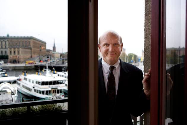 STOCKHOLM 20071005 Microsofts vd Steve Ballmer besöker Stockholm. STOCKHOLM SVERIGE x10070x *** STOCKHOLM 20071005 Microsoft CEO Steve Ballmer visits Stockholm STOCKHOLM SWEDEN x10070x  Copyright: xJESSICAxGOWx xTTx STEVE BALLMER