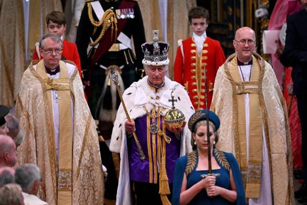 Bilder des Jahres 2023, Entertainment 05 Mai . 06 05 2023. London, United Kingdom. The Coronation of King Charles III at Westminster Abbey in London.  xPoolx xi-Imagesx IIM-24355-0165