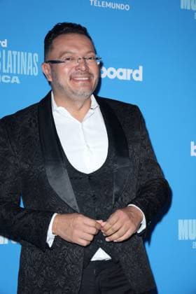 Carlos Anaya arrives on the red carpet at the Inaugural Latin Women in Music award show at the Watsco Center, University of Miami in Miami Florida on Saturday, May 6, 2023. The Billboard Telemundo red carpet and show will air Sunday, May 7, 2023 at 9 PM 8 CT on Telemundo and Universo.  MIA20230506115 GARYxIxROTHSTEIN