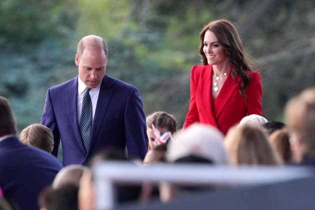 . 07 05 2023. Windsor, United Kingdom. Prince William and Kate Middleton, the Prince and Princess of Wales, at the Coronation Concert held in the grounds of Windsor Castle, United Kingdom.  xPoolx xi-Imagesx IIM-24359-0057